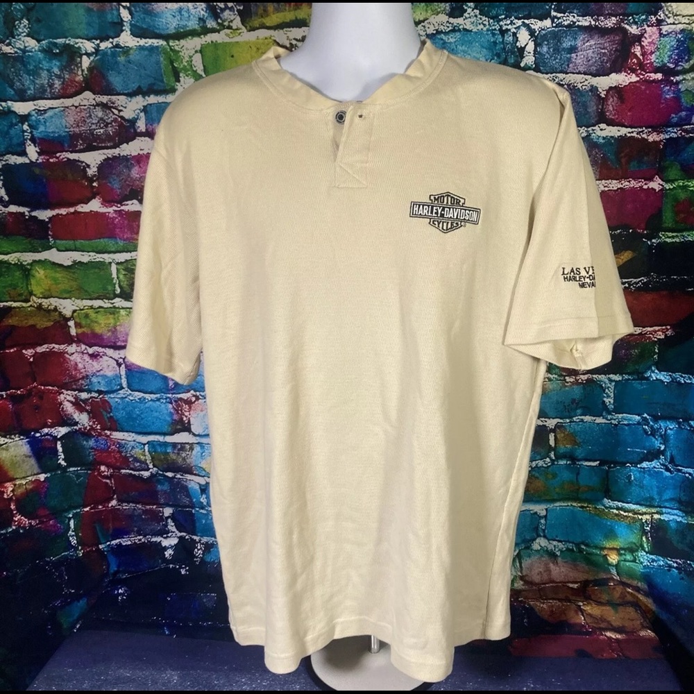 Harley Davidson Las Vegas Ribbed T-shirt Men’s L